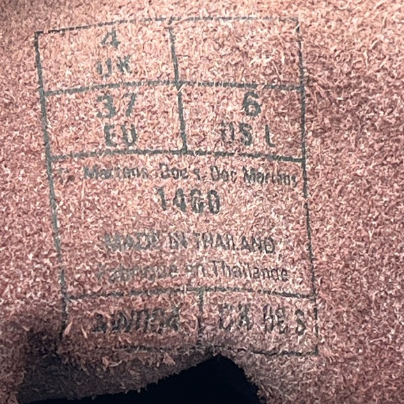 Dr. Martens Womens Boot 6 Arcadia Red Cherry Black Leather Lace Up Combat 1460 - Picture 8 of 16